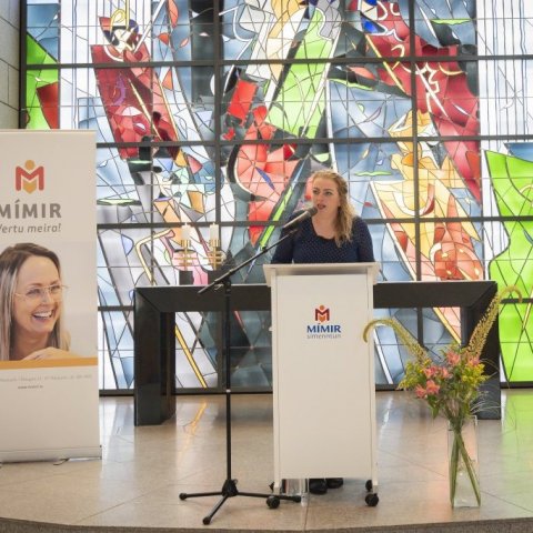 Anney Þórunn Þorvaldsdóttir stýrði athöfninni