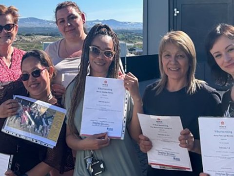 Útskrift úr námskeiðinu Íslenska – talþjálfun 2-3 í Norðlingaskóla