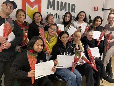 Útskrift úr Fagnámskeiðum 1 og 2